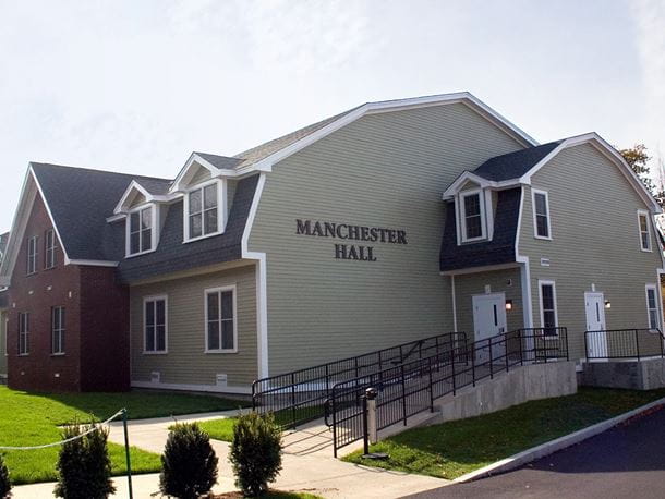 a view of the manchester hall