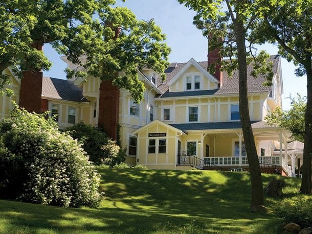 a view of the reynolds residence hall housing