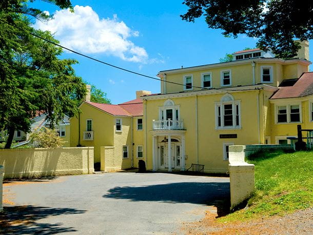 a view of the winthrop residence hall housing