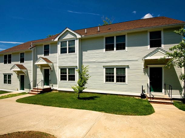 a view of the woodside resident hall housing